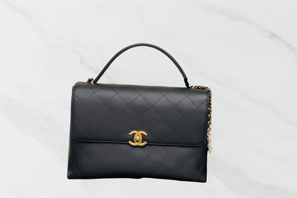 Chanel Large Flap Bag with Top Handle
