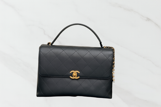 Chanel Large Flap Bag with Top Handle