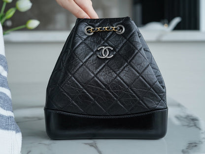 Chanel Gabrielle Drawstring Backpack – Black