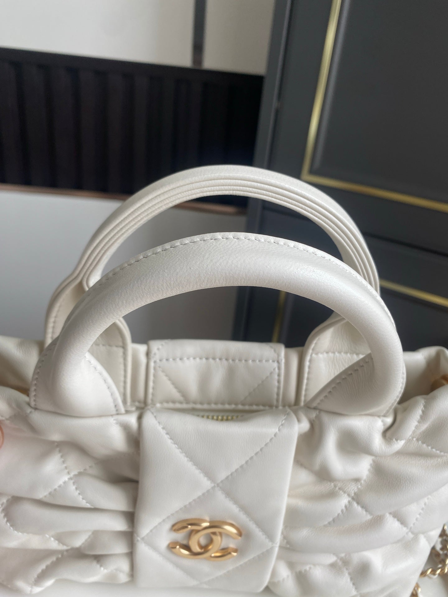 Chanel Bow Top Handle Bag