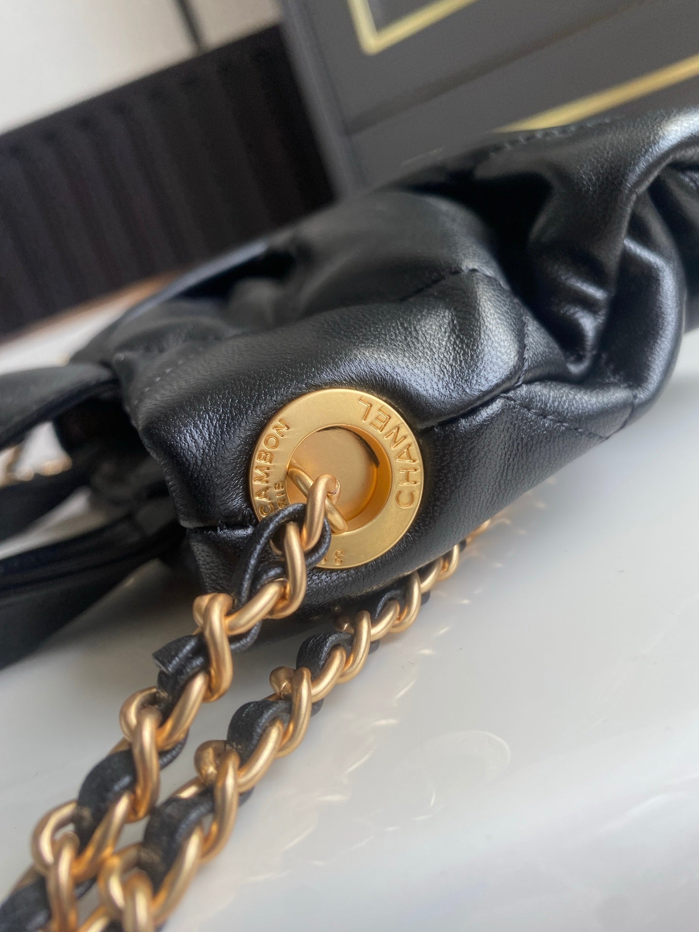 Chanel Bow Top Handle Bag