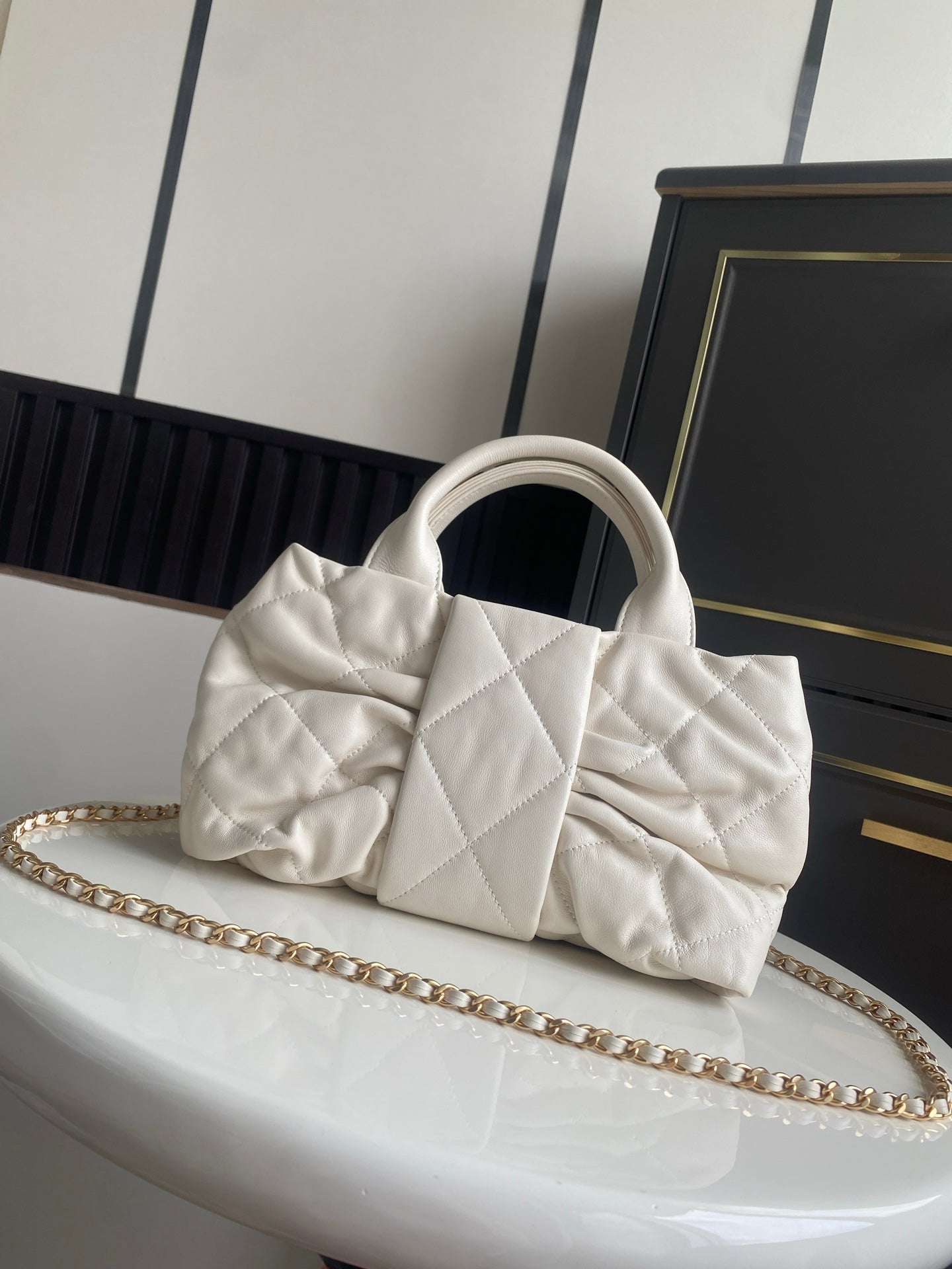 Chanel Bow Top Handle Bag