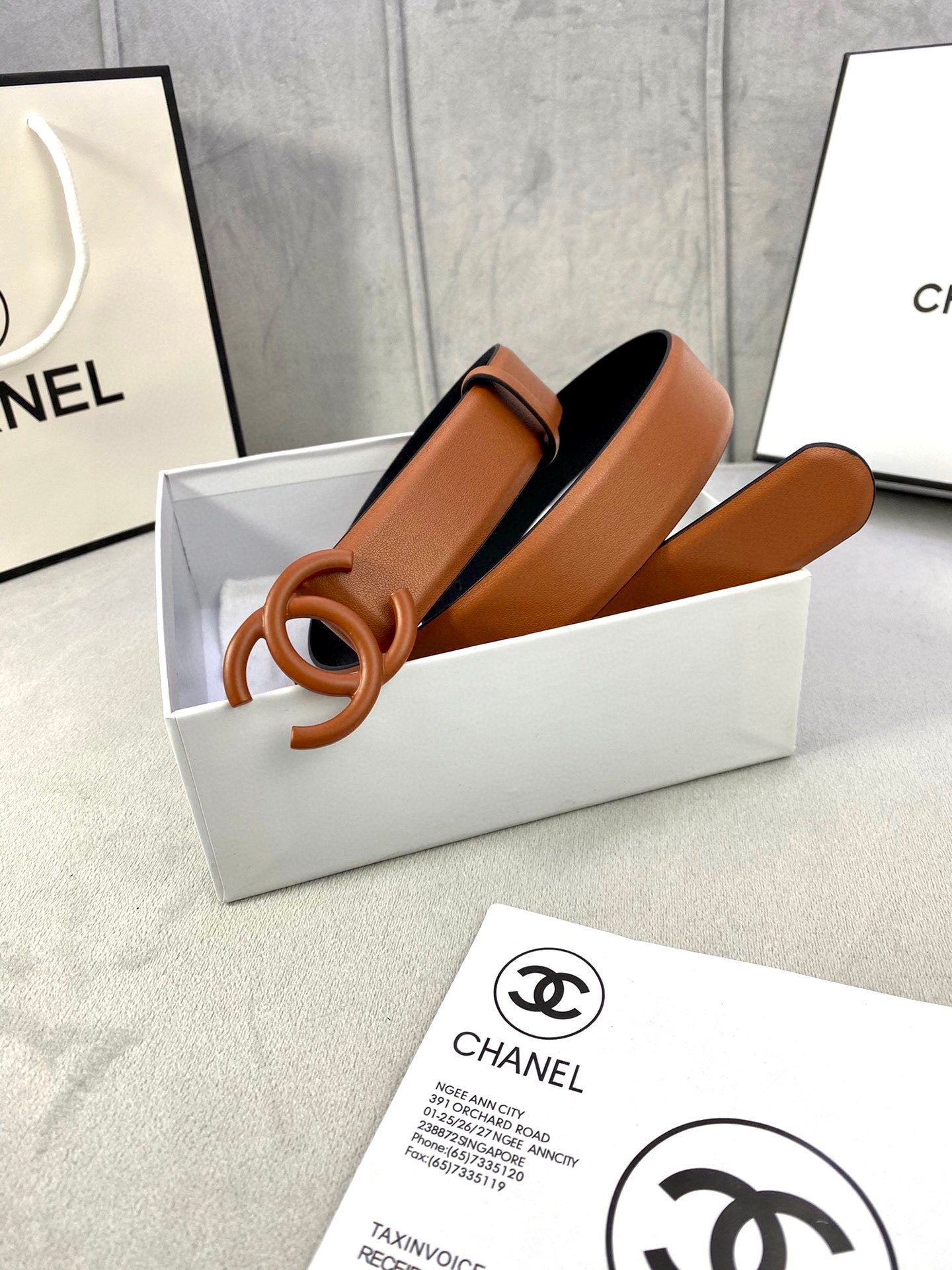 Chanel CC Logo Belt
