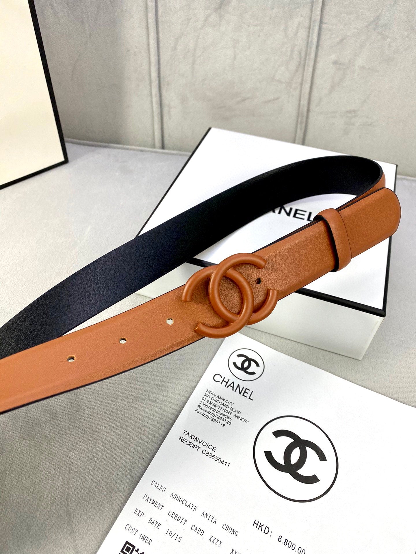 Chanel CC Logo Belt