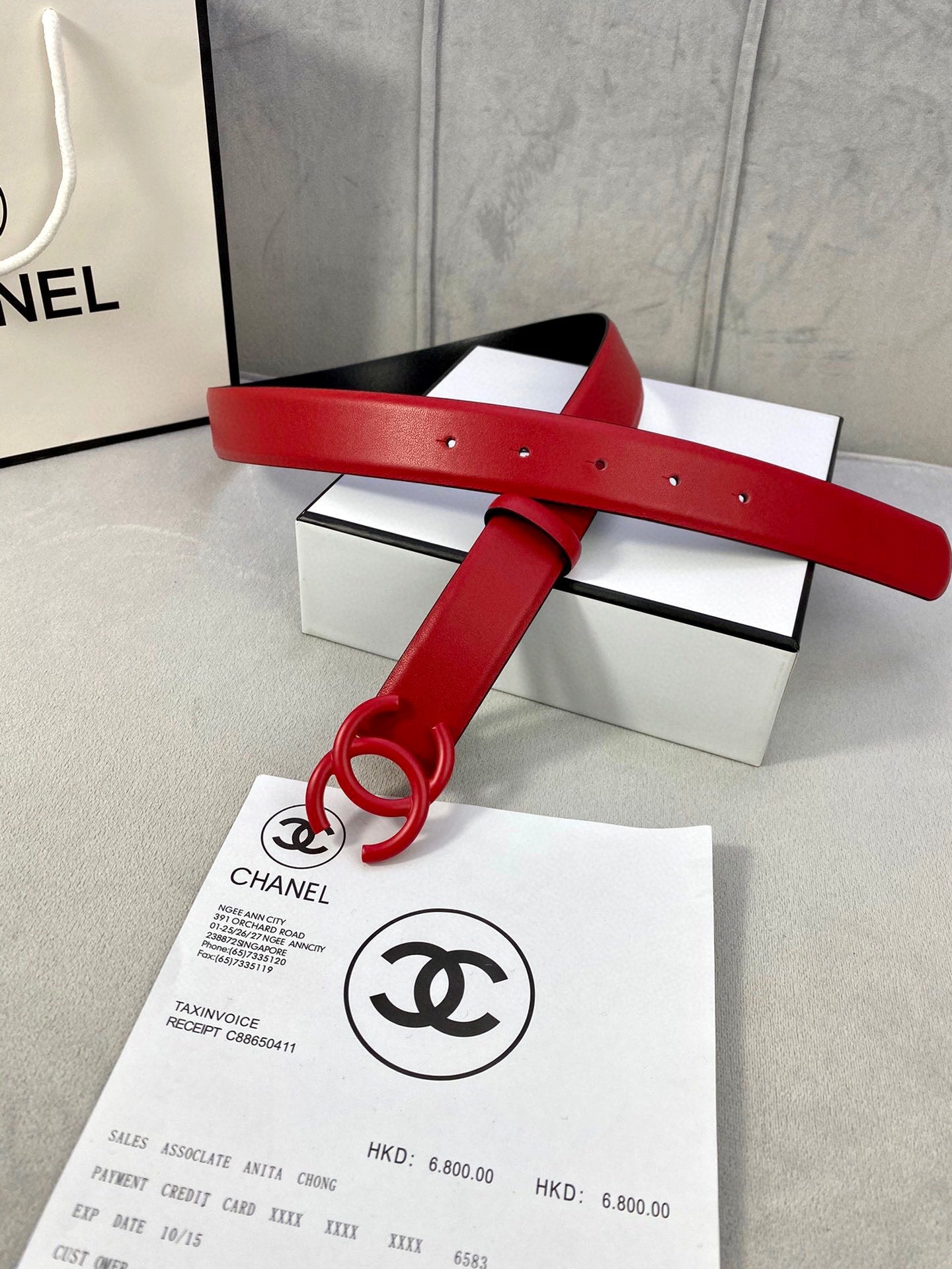 Chanel CC Logo Belt