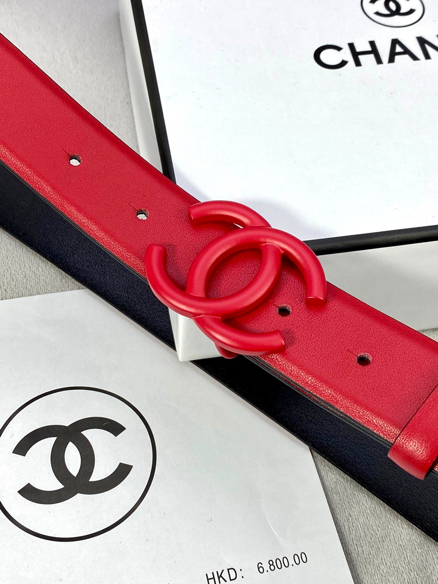 Chanel CC Logo Belt