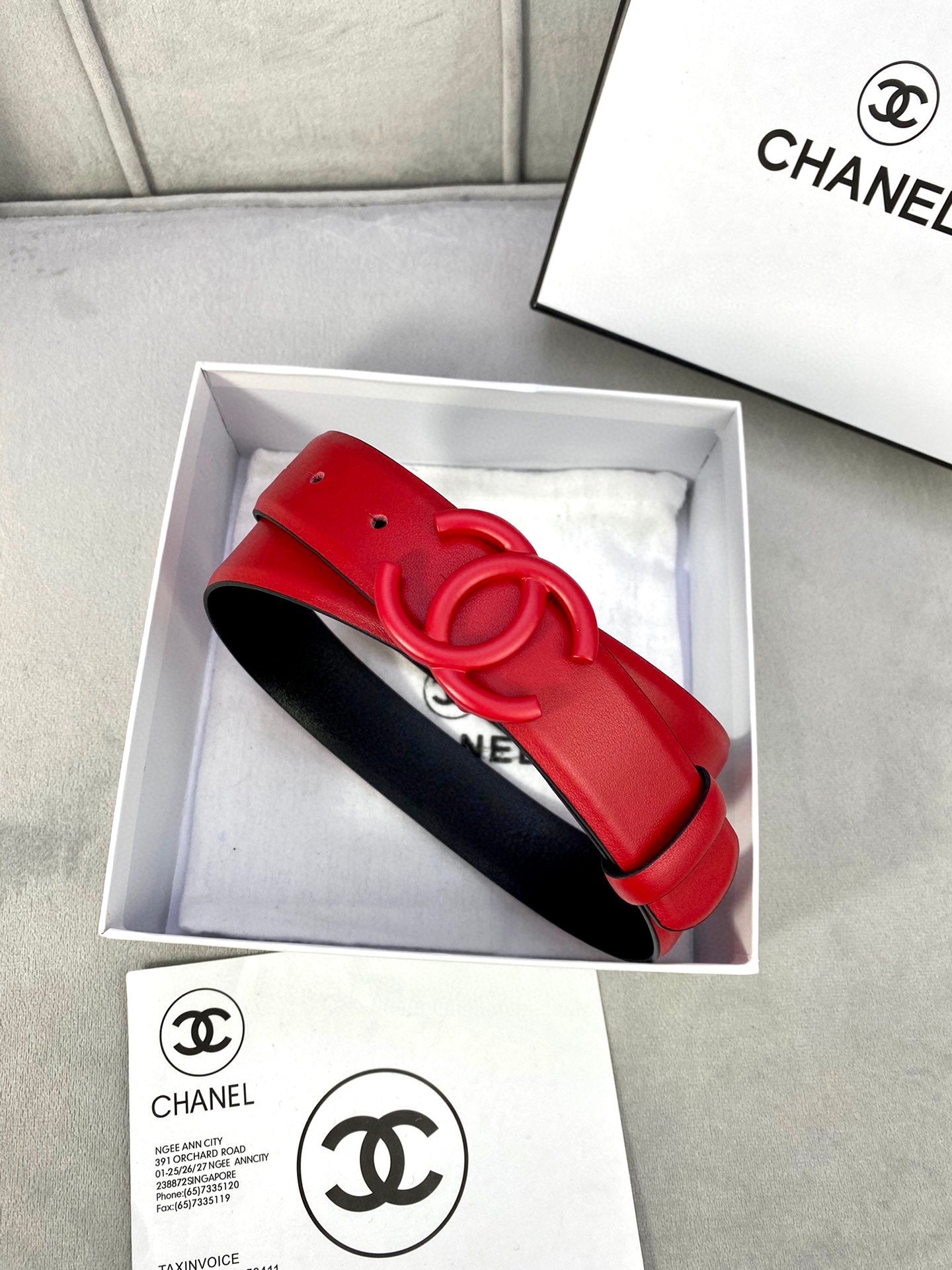 Chanel CC Logo Belt