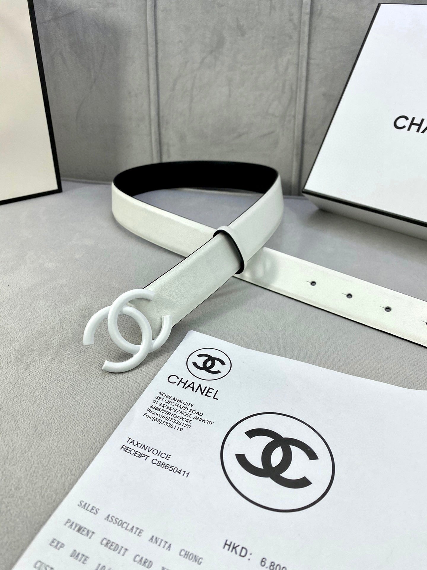 Chanel CC Logo Belt