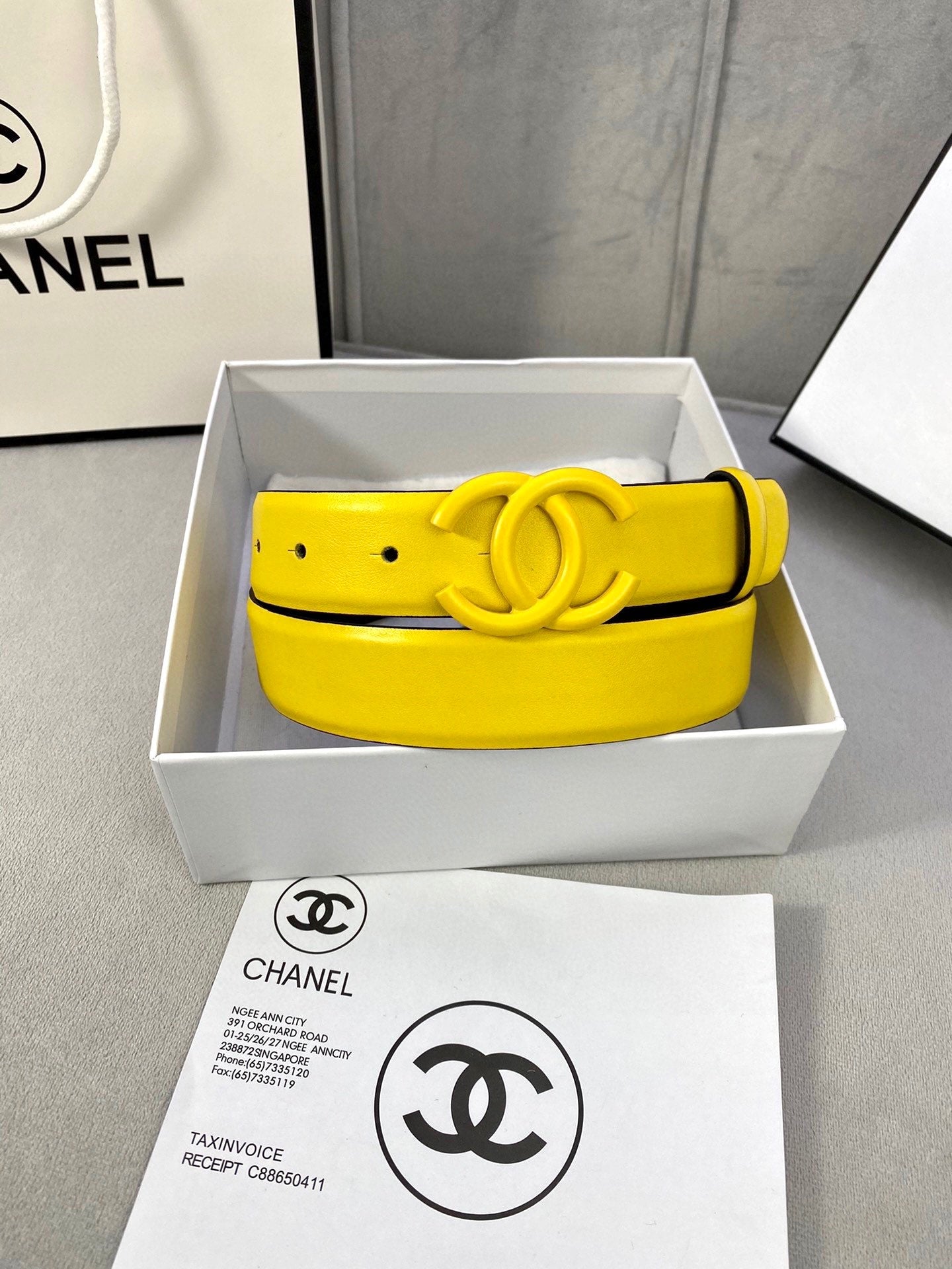 Chanel CC Logo Belt
