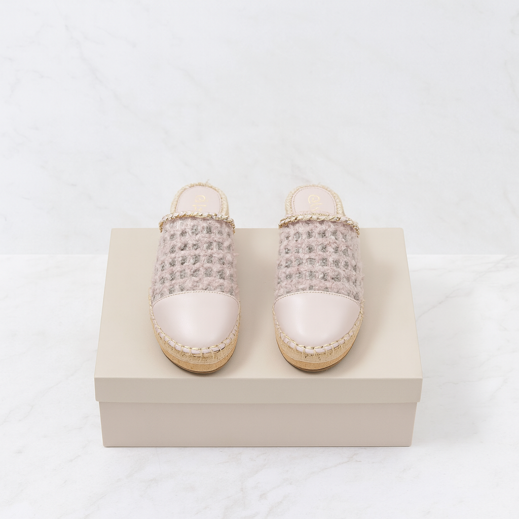 Chanel Chain Espadrille Sandals