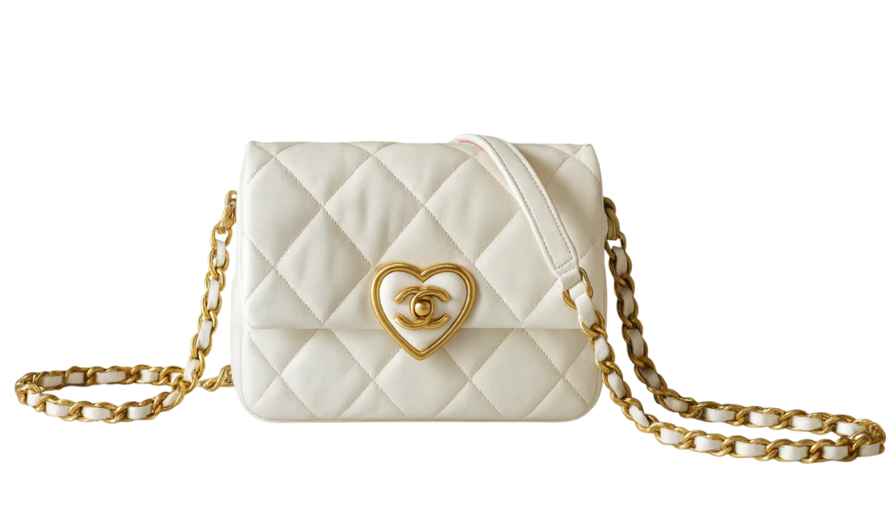 Chanel Coco Love CC Heart Flap Bag