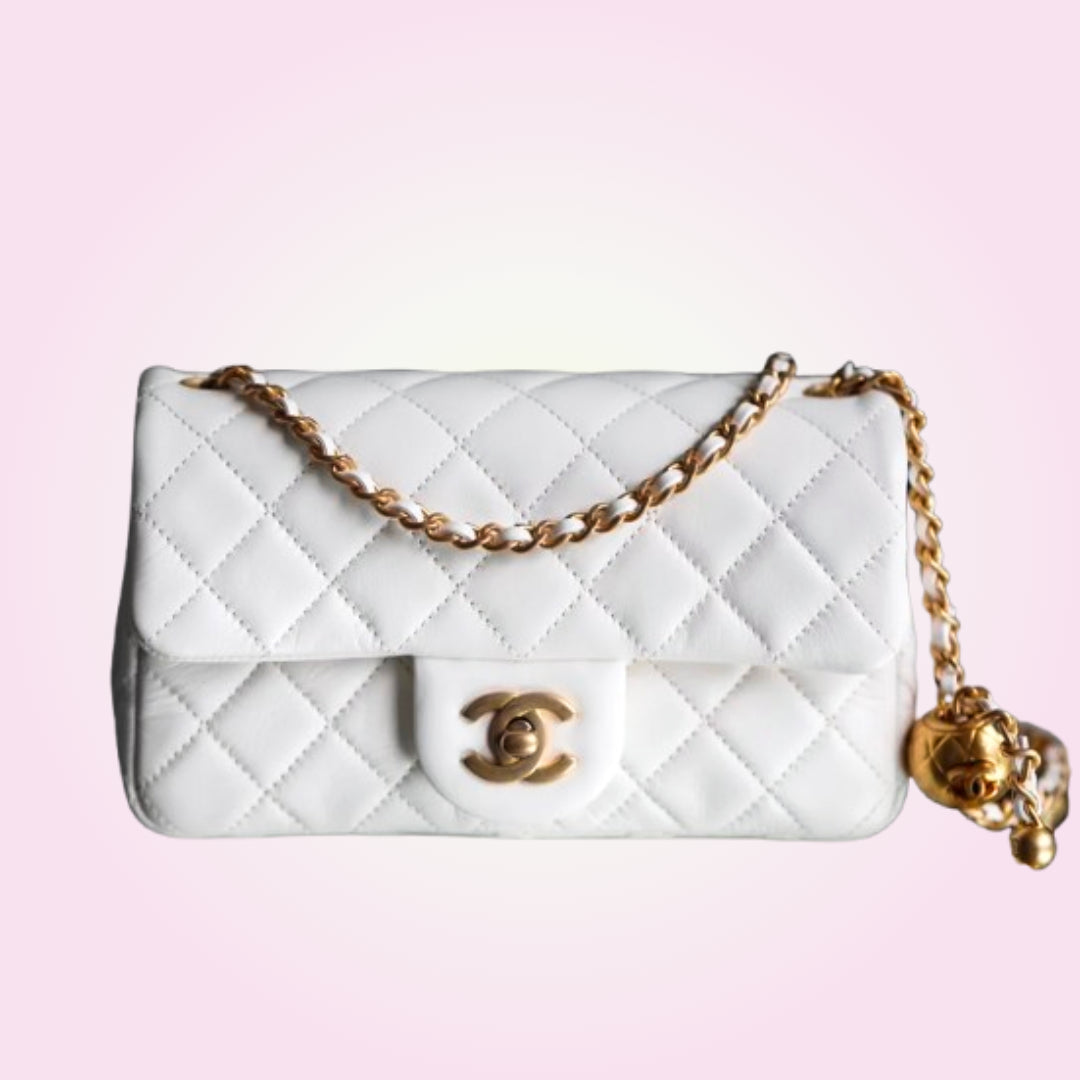 Chanel Classic Flap Bag White