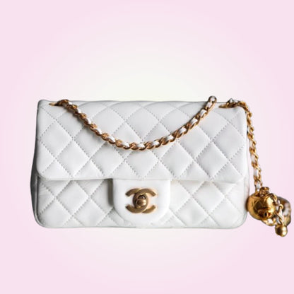 Chanel Classic Flap Bag White