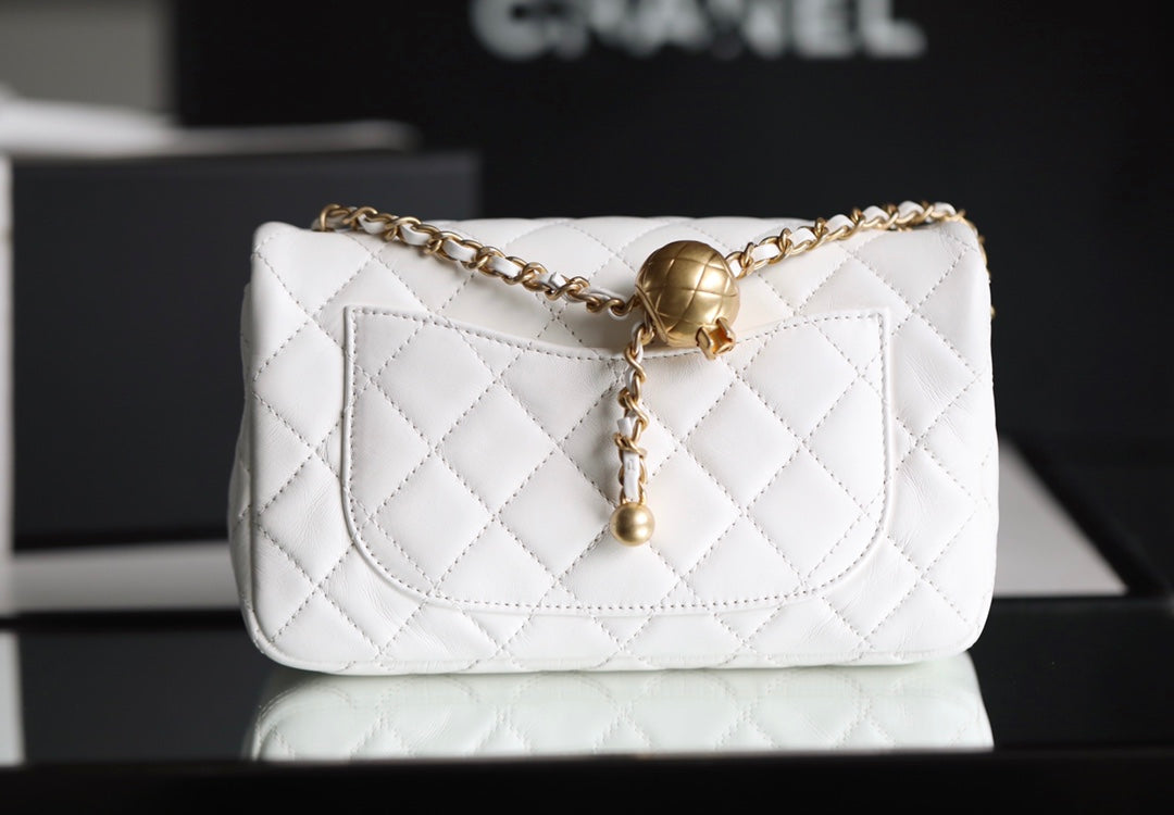 Chanel Classic Flap Bag White