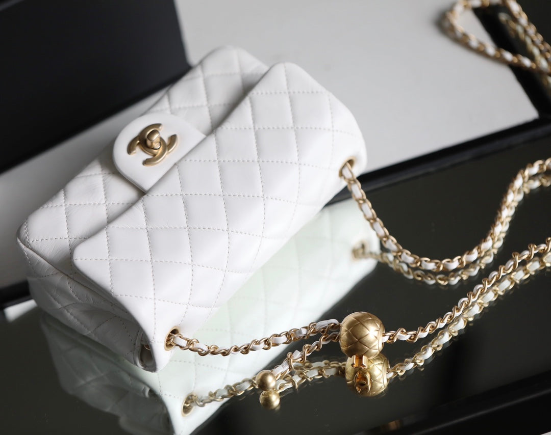 Chanel Classic Flap Bag White
