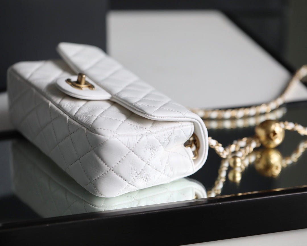 Chanel Classic Flap Bag White