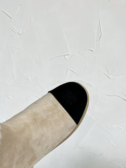 Chanel Furry Snow Boots