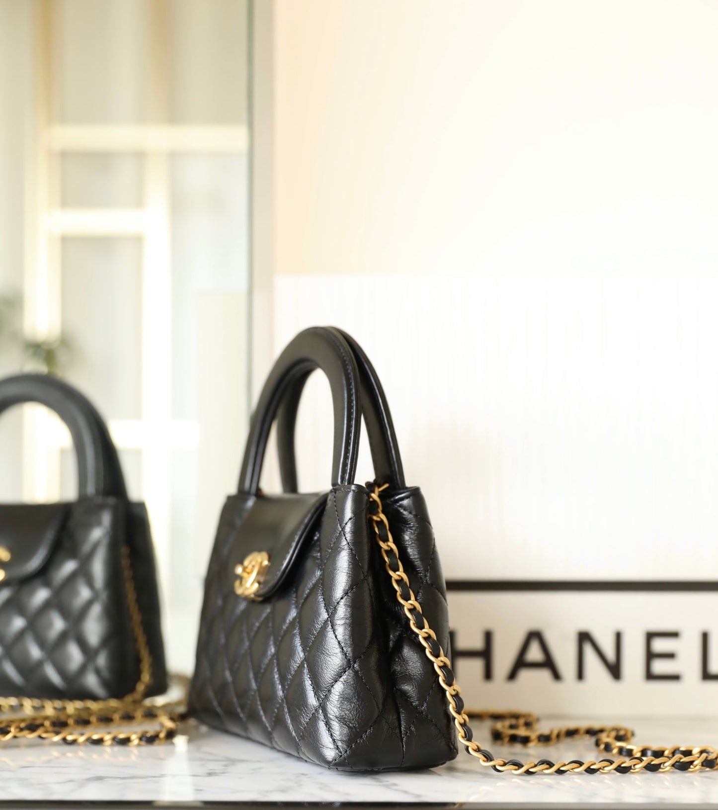 Chanel Kelly Shopping Bag - Black