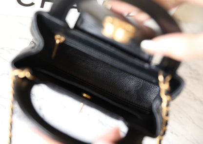 Chanel Kelly Shopping Bag - Black