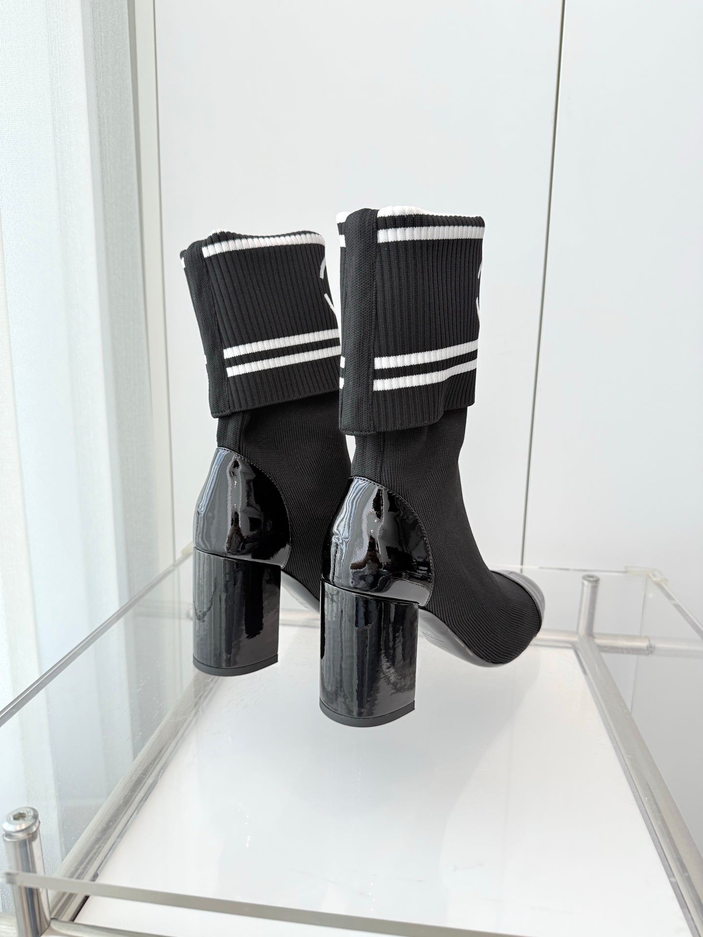 Chanel Mid-Calf Sock Boots
