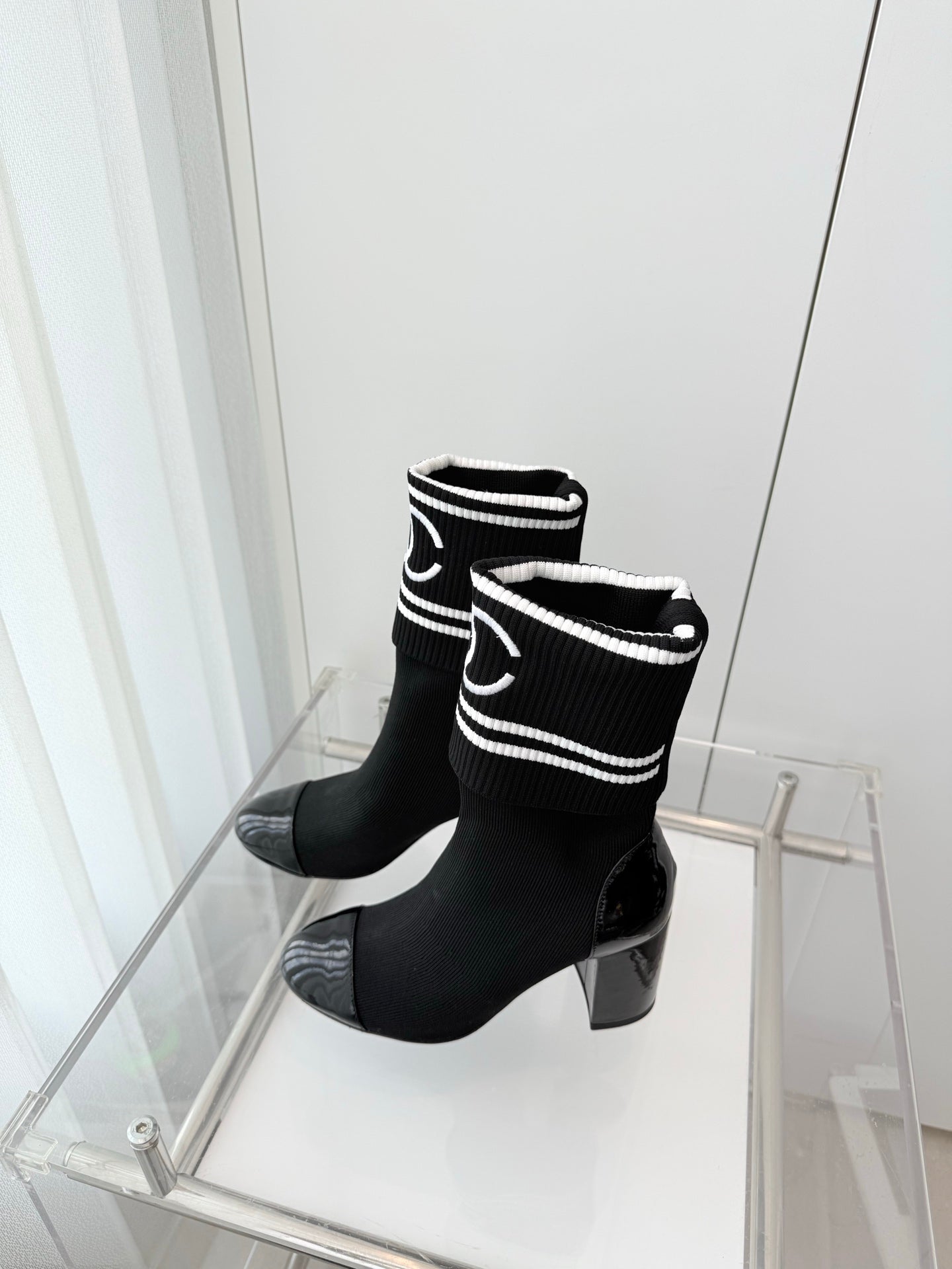 Chanel Mid-Calf Sock Boots