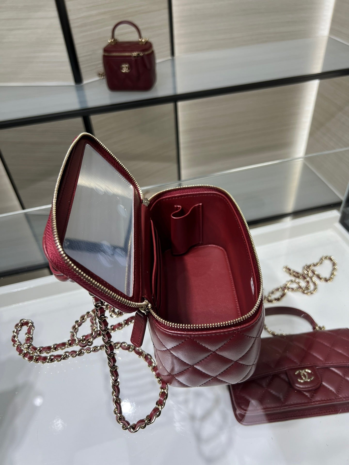 Chanel Mini Vanity Case with Top Handle