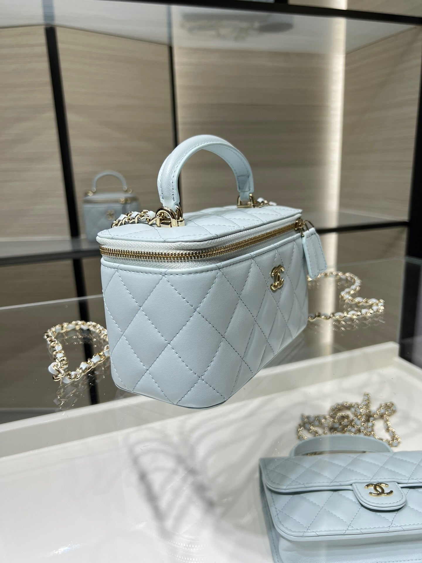 Chanel Mini Vanity Case with Top Handle