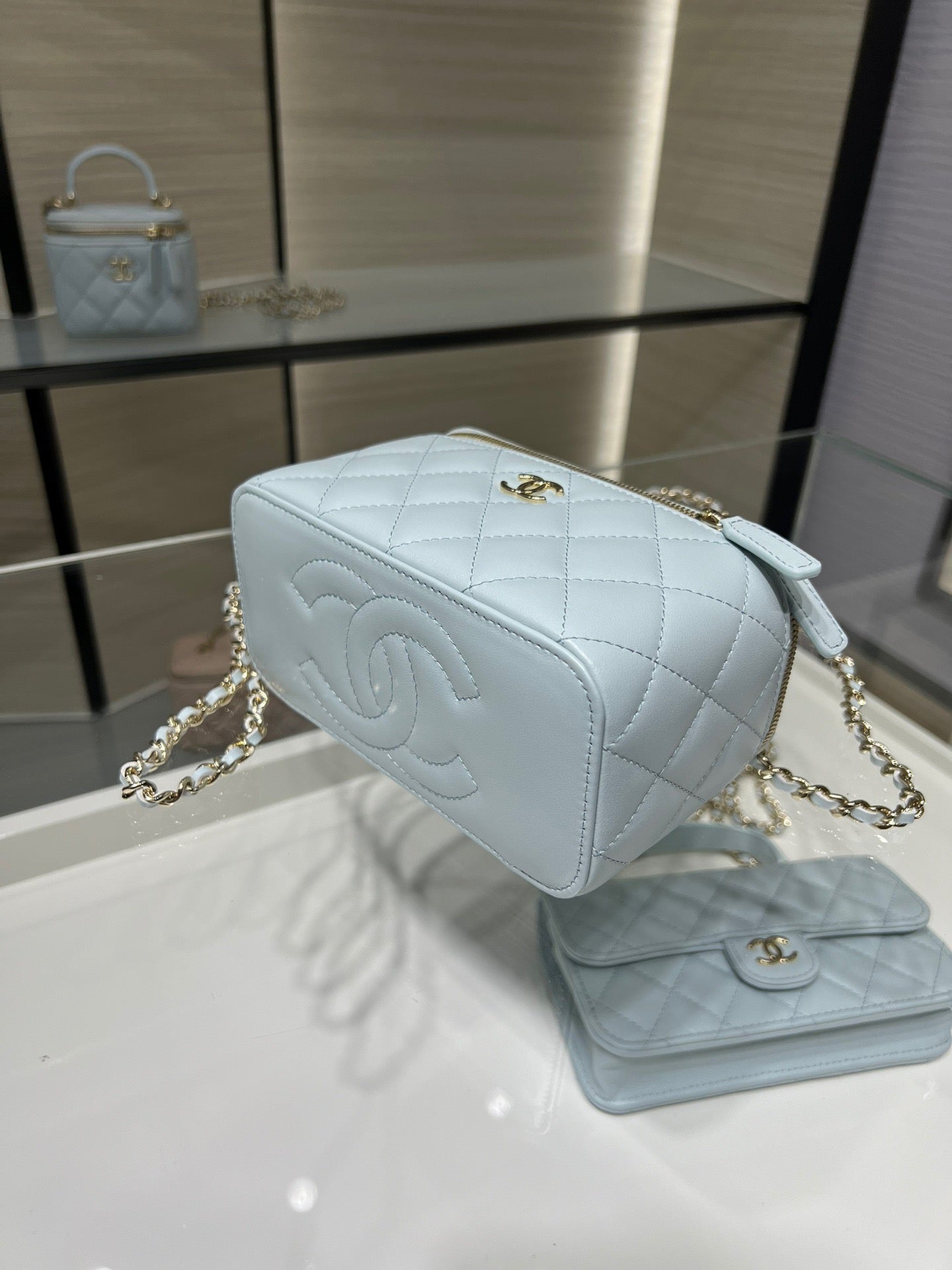 Chanel Mini Vanity Case with Top Handle
