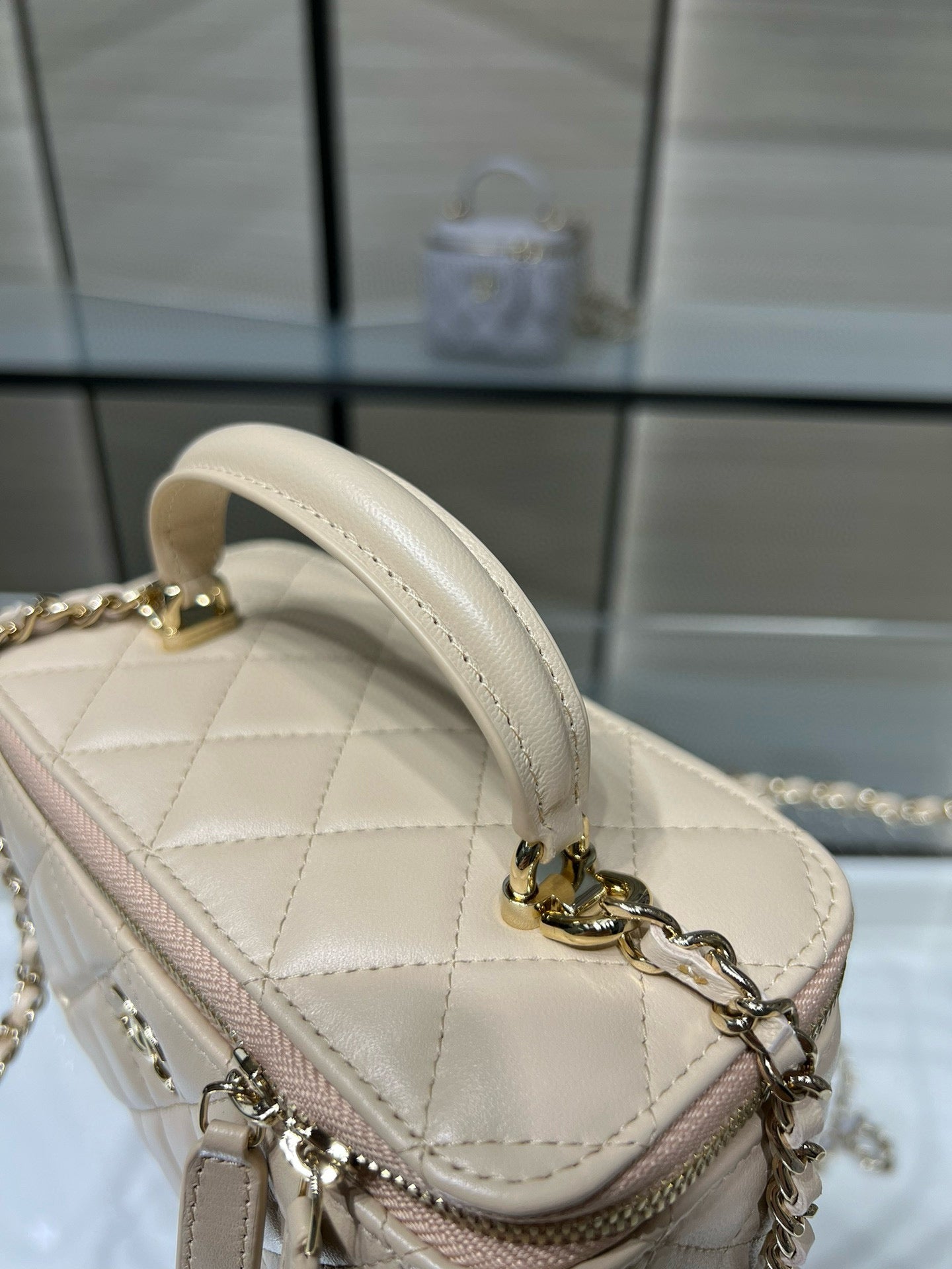 Chanel Mini Vanity Case with Top Handle