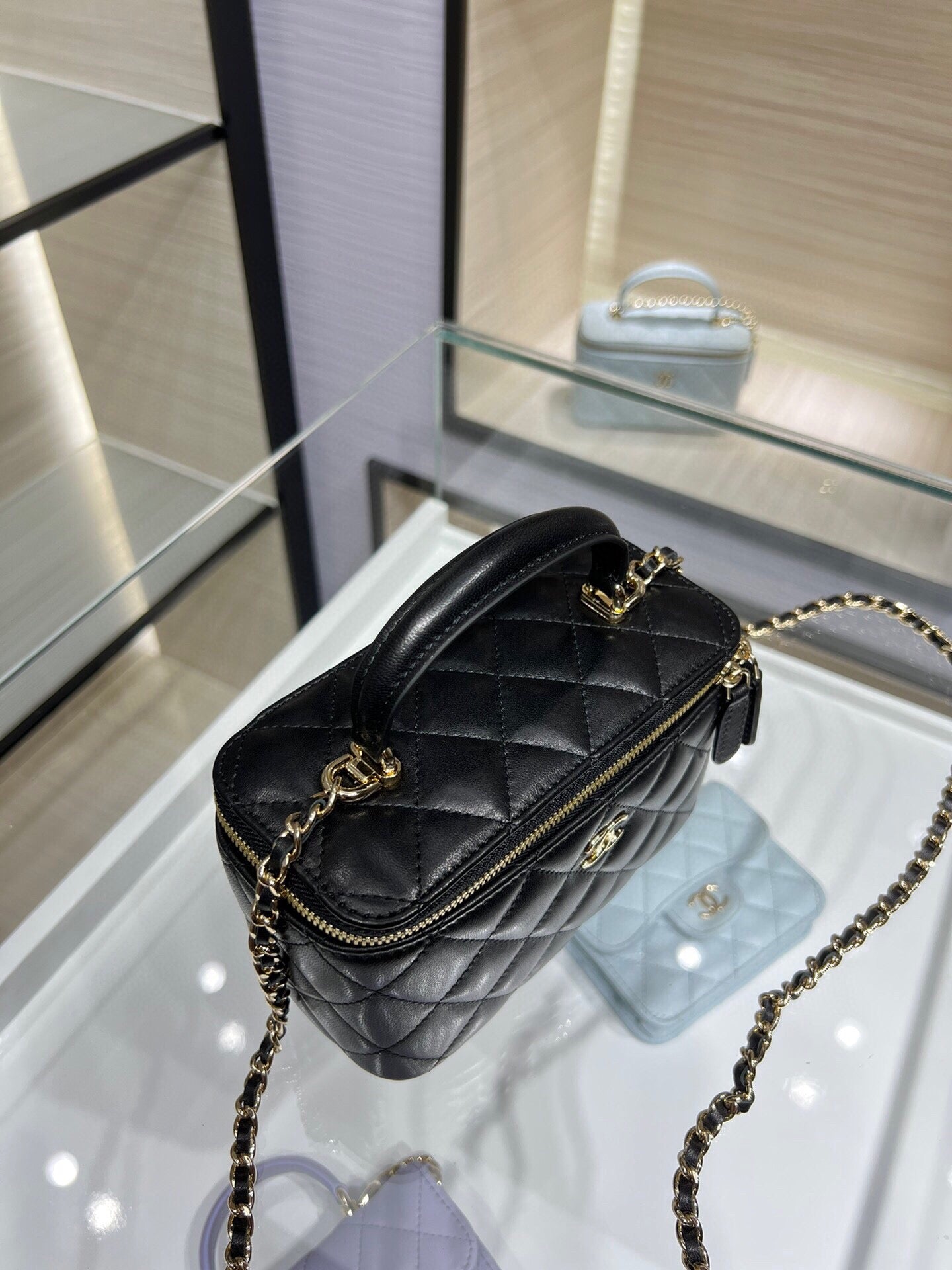 Chanel Mini Vanity Case with Top Handle