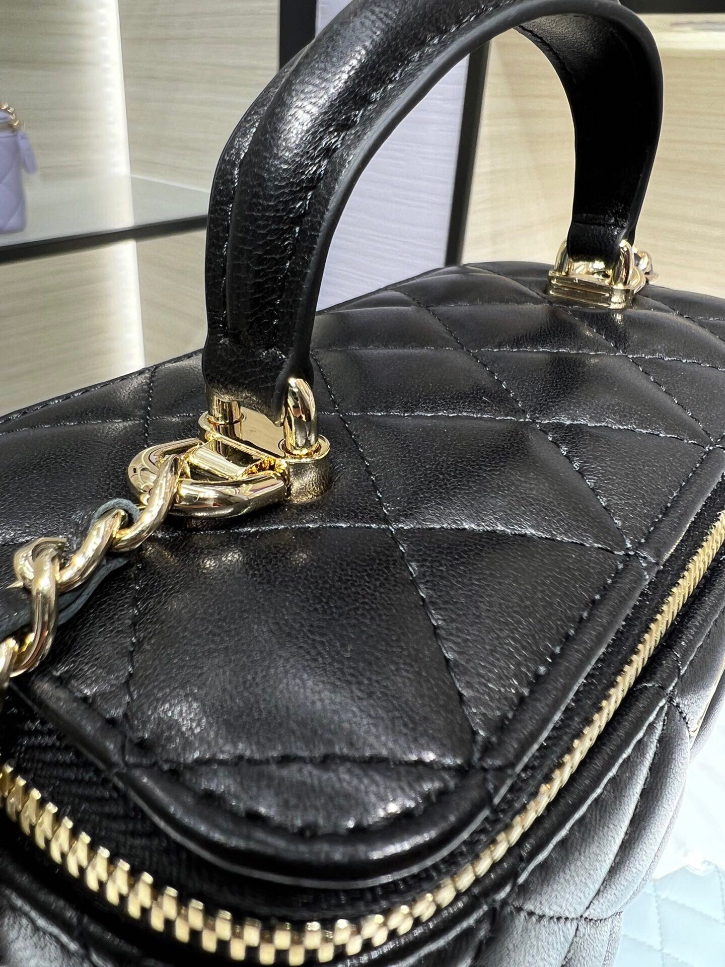 Chanel Mini Vanity Case with Top Handle