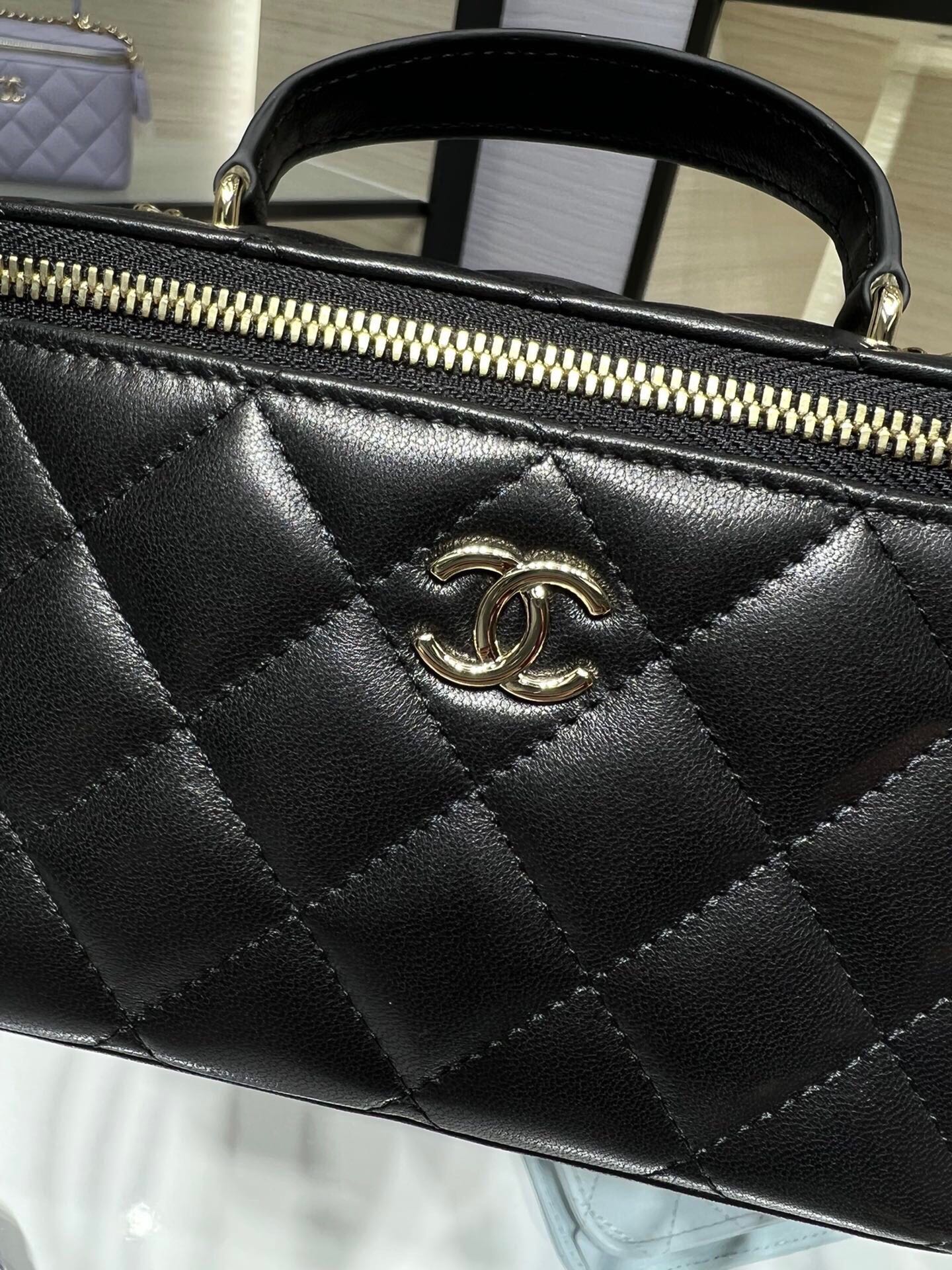 Chanel Mini Vanity Case with Top Handle