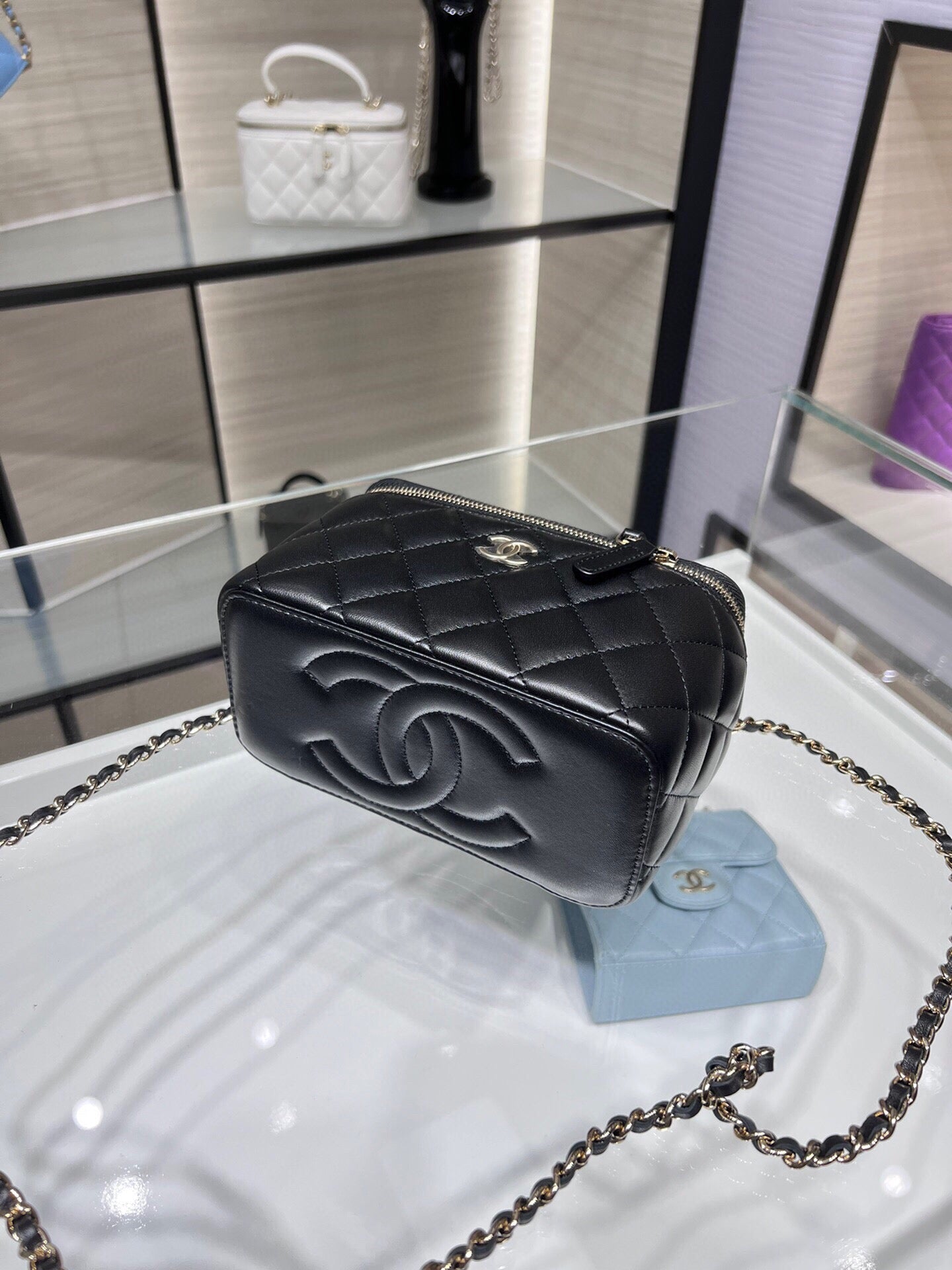 Chanel Mini Vanity Case with Top Handle