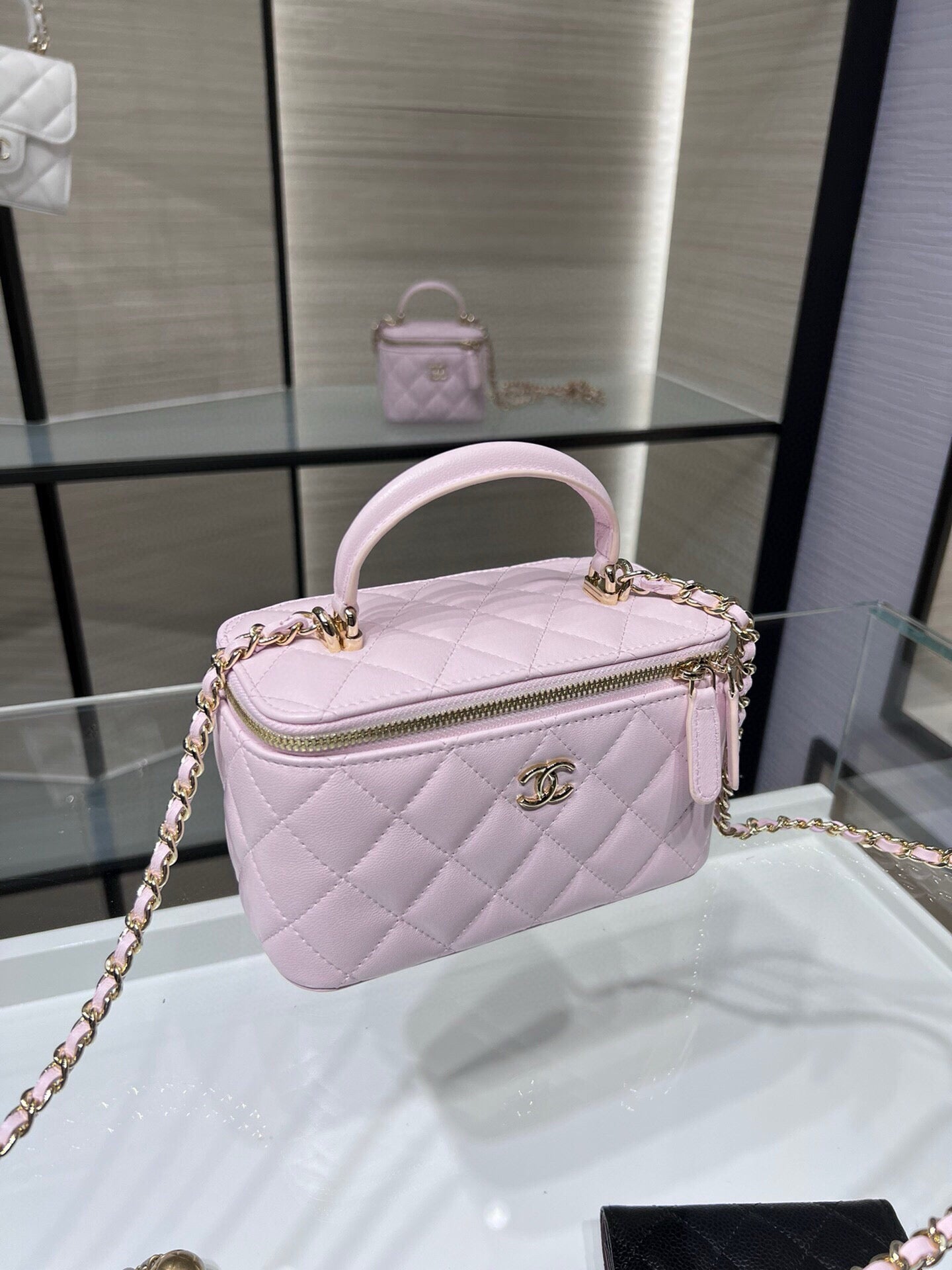 Chanel Mini Vanity Case with Top Handle