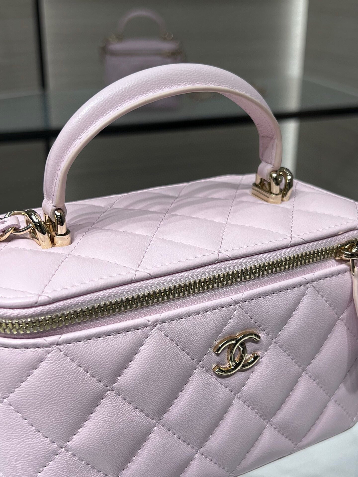 Chanel Mini Vanity Case with Top Handle