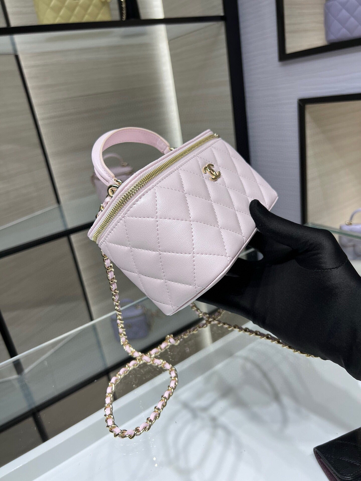 Chanel Mini Vanity Case with Top Handle
