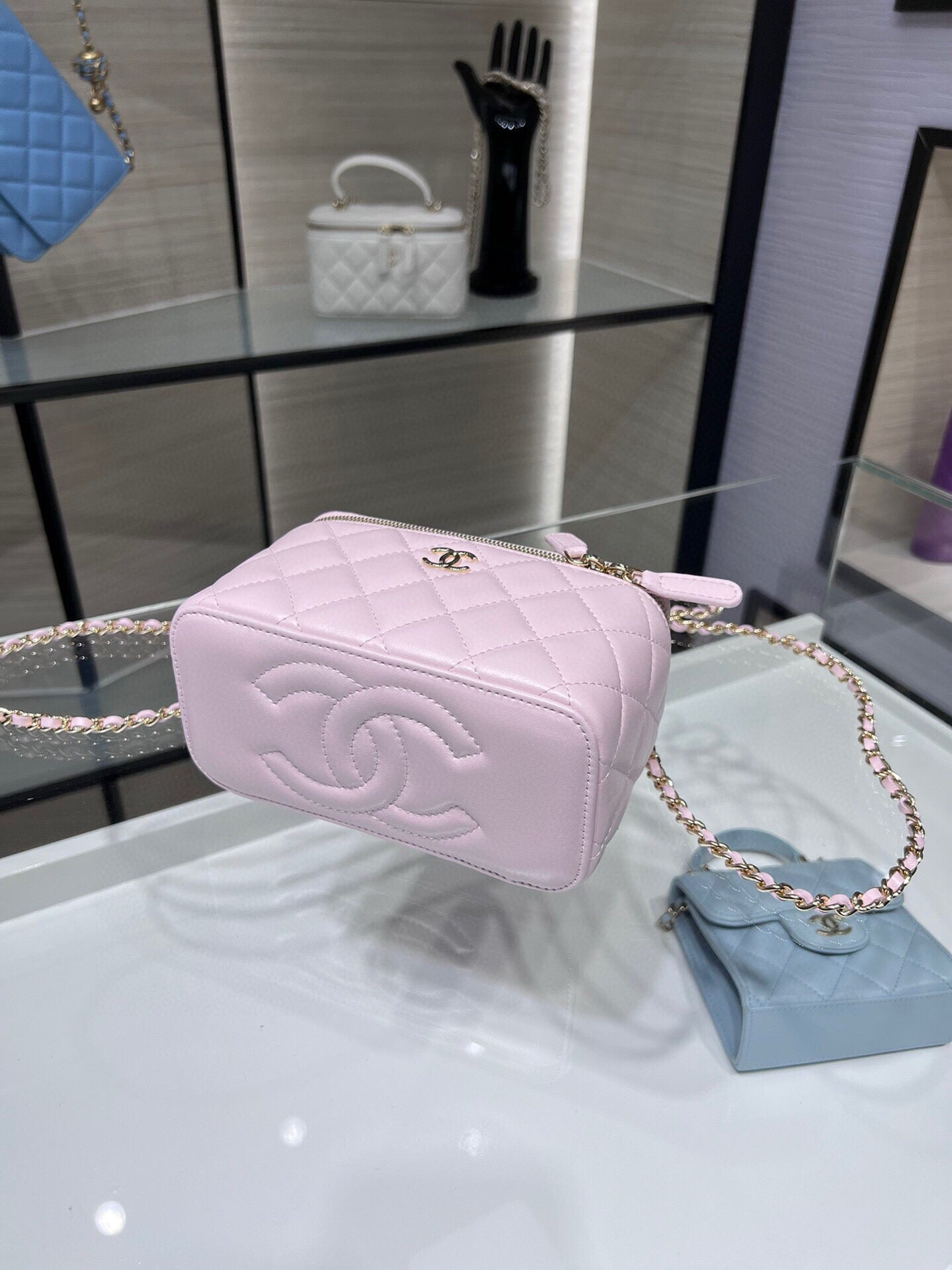 Chanel Mini Vanity Case with Top Handle