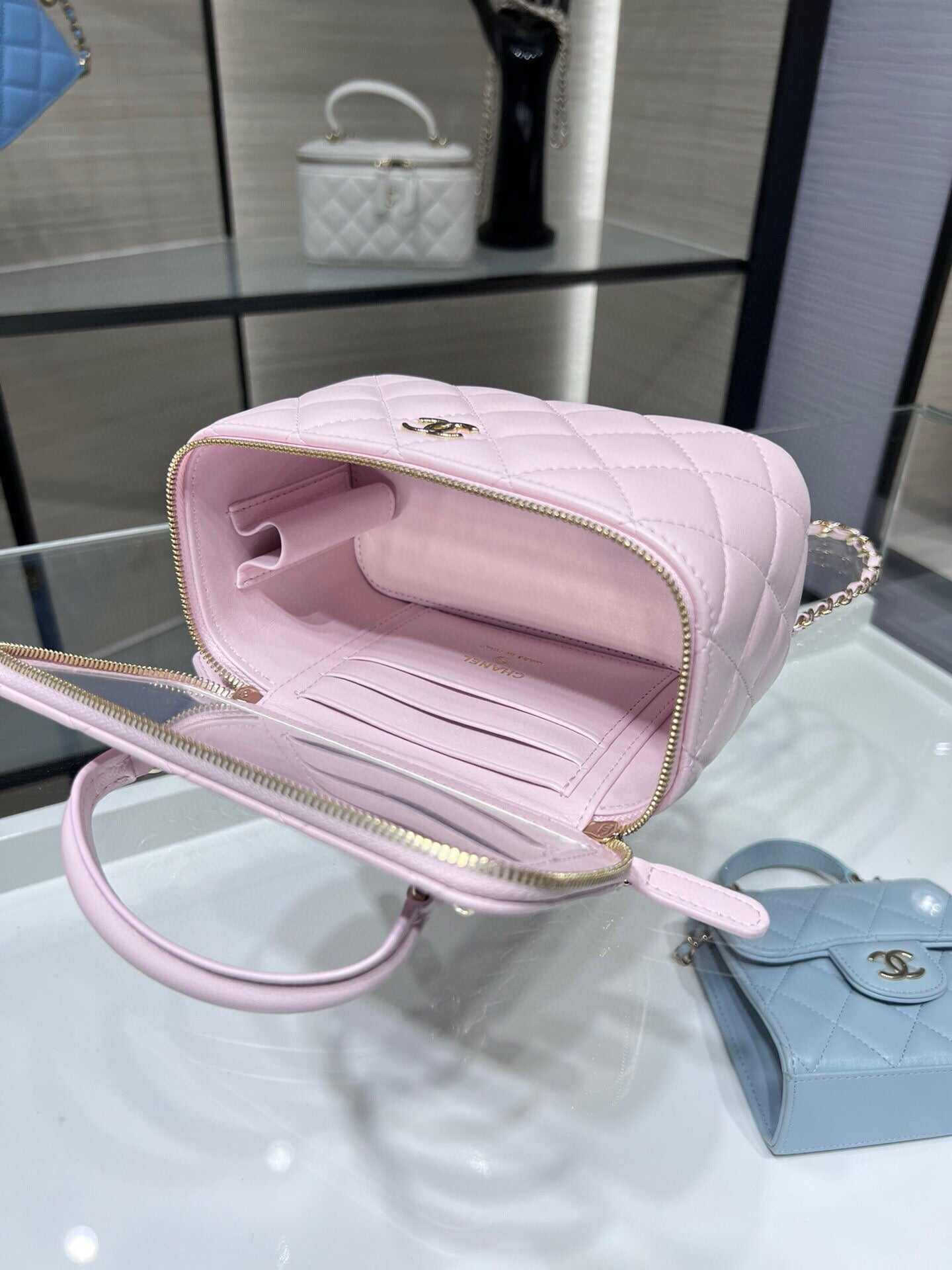Chanel Mini Vanity Case with Top Handle