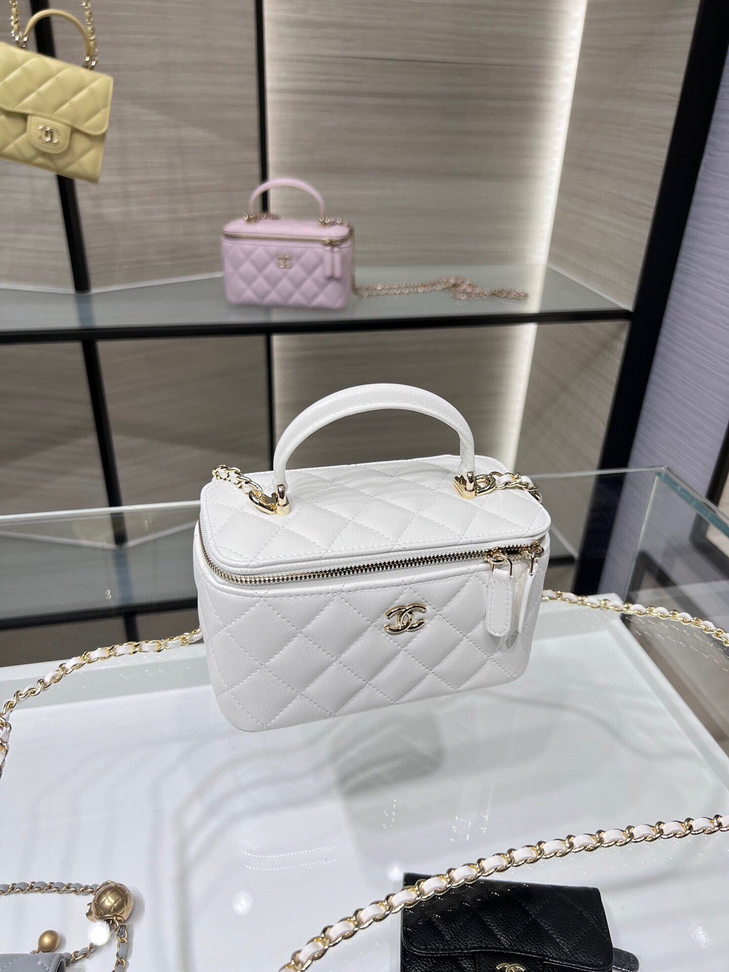 Chanel Mini Vanity Case with Top Handle
