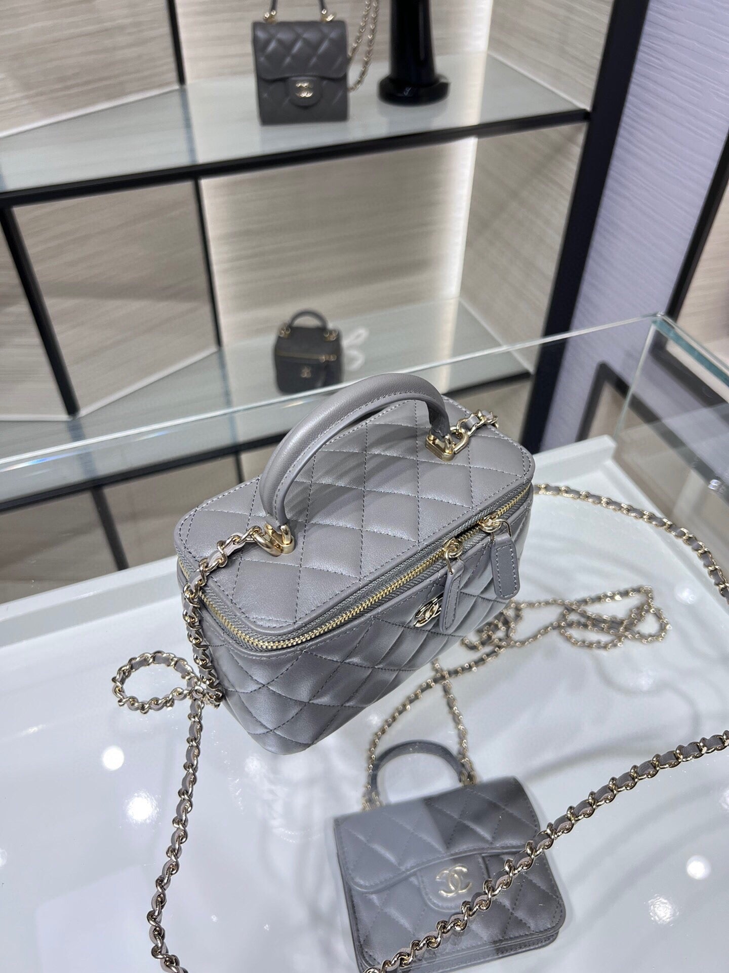 Chanel Mini Vanity Case with Top Handle