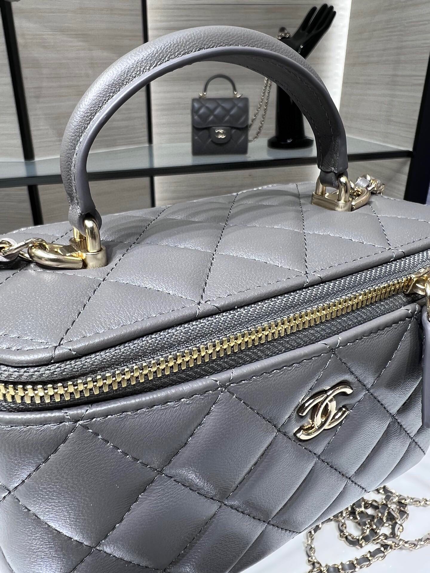 Chanel Mini Vanity Case with Top Handle