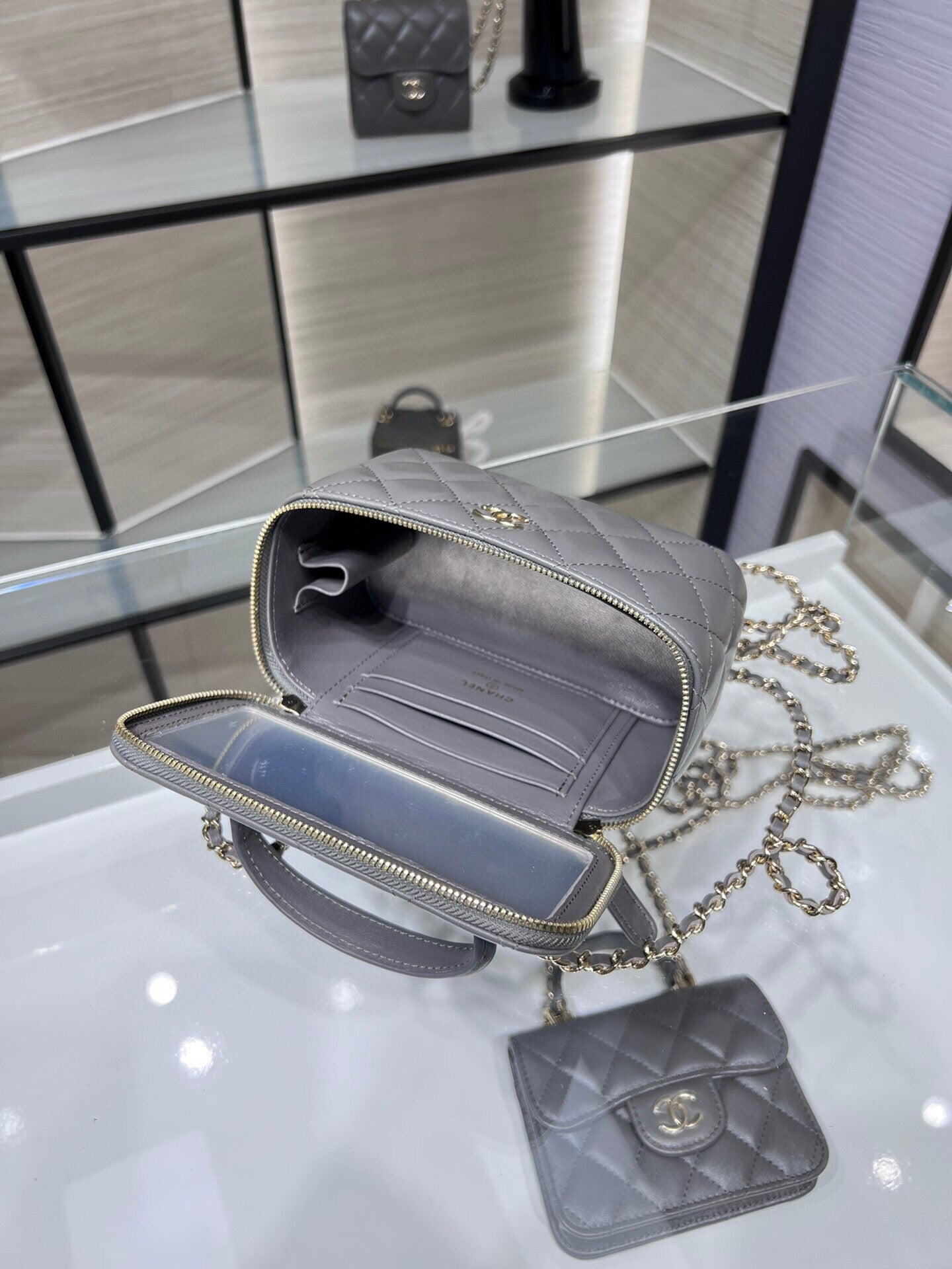 Chanel Mini Vanity Case with Top Handle