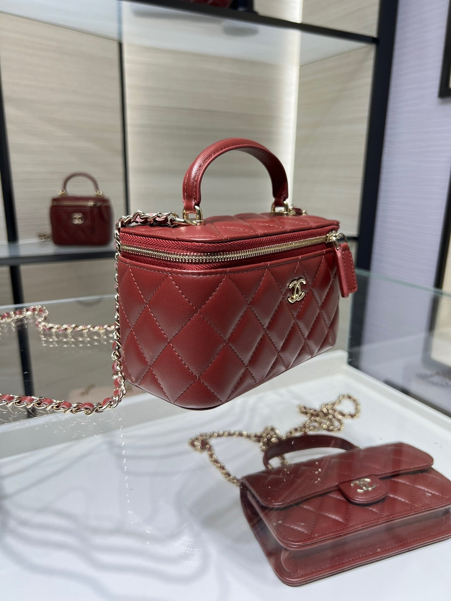 Chanel Mini Vanity Case with Top Handle