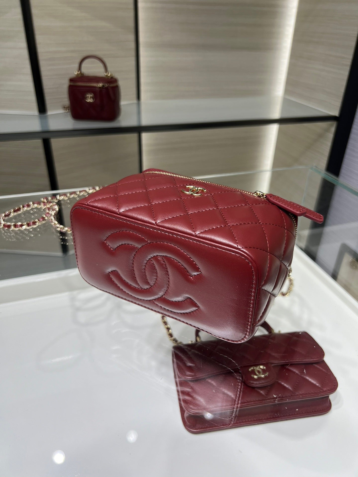 Chanel Mini Vanity Case with Top Handle
