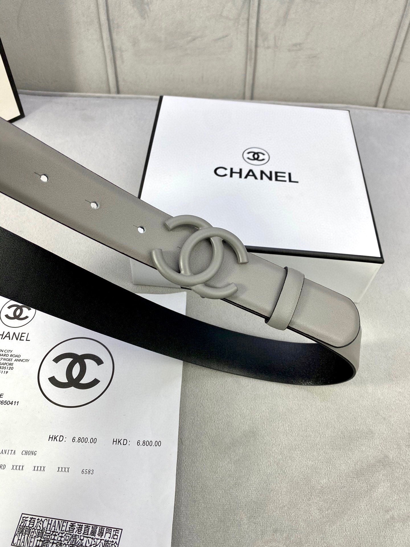 Chanel CC Logo Belt