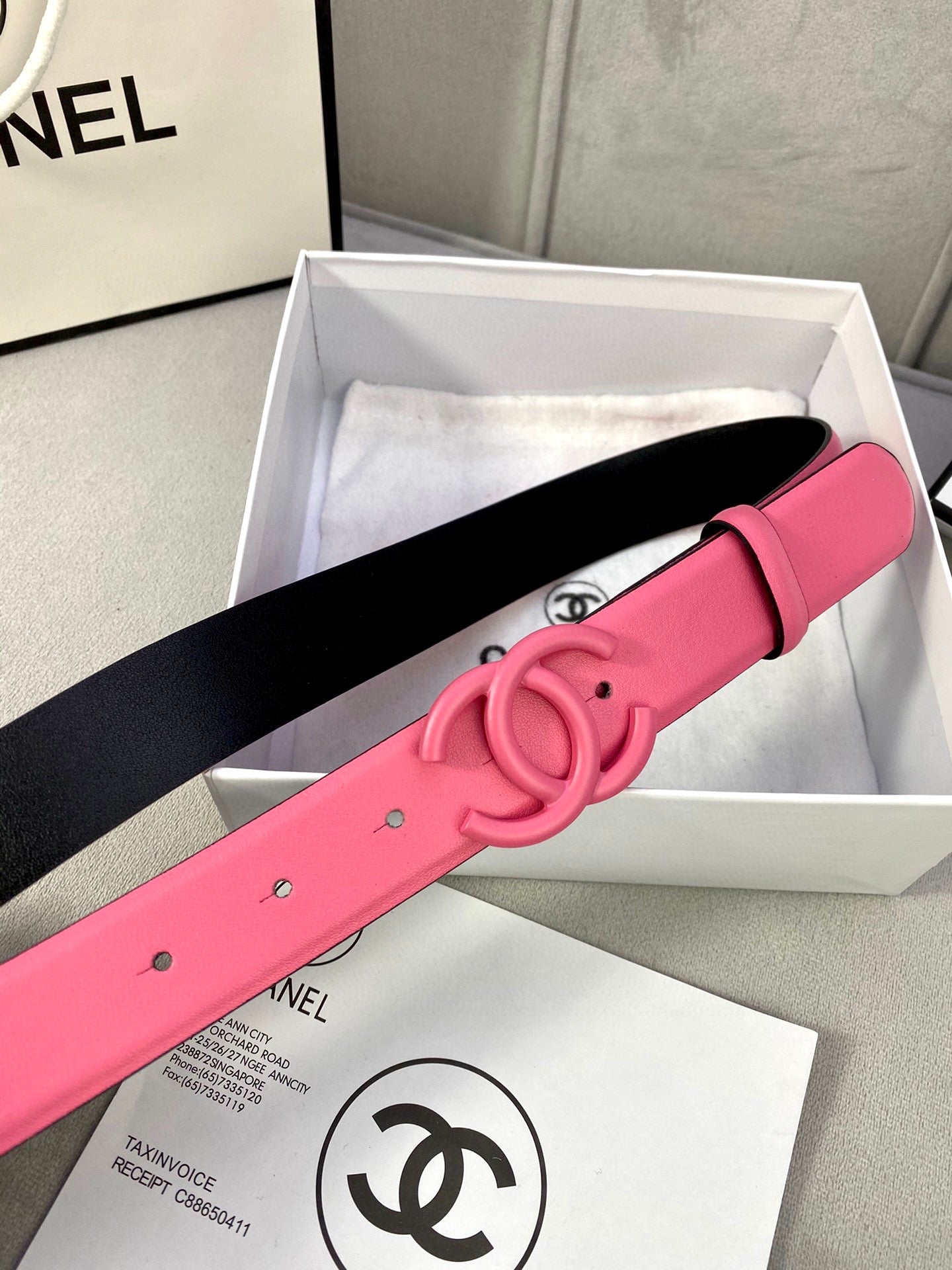 Chanel CC Logo Belt