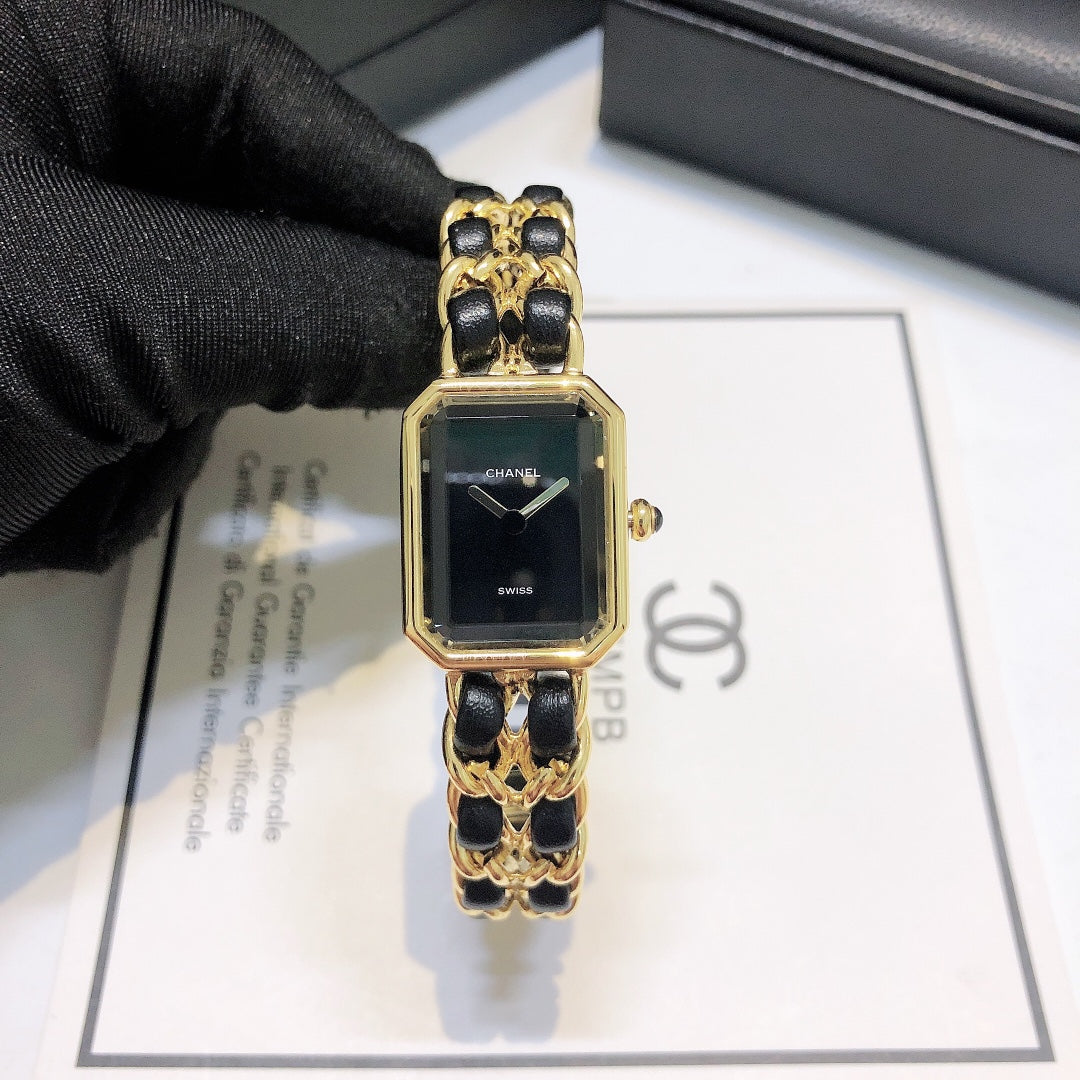 Chanel Première Édition Originale Leather Chain Bracelet