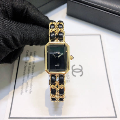 Chanel Première Édition Originale Leather Chain Bracelet
