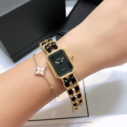 Chanel Première Édition Originale Leather Chain Bracelet