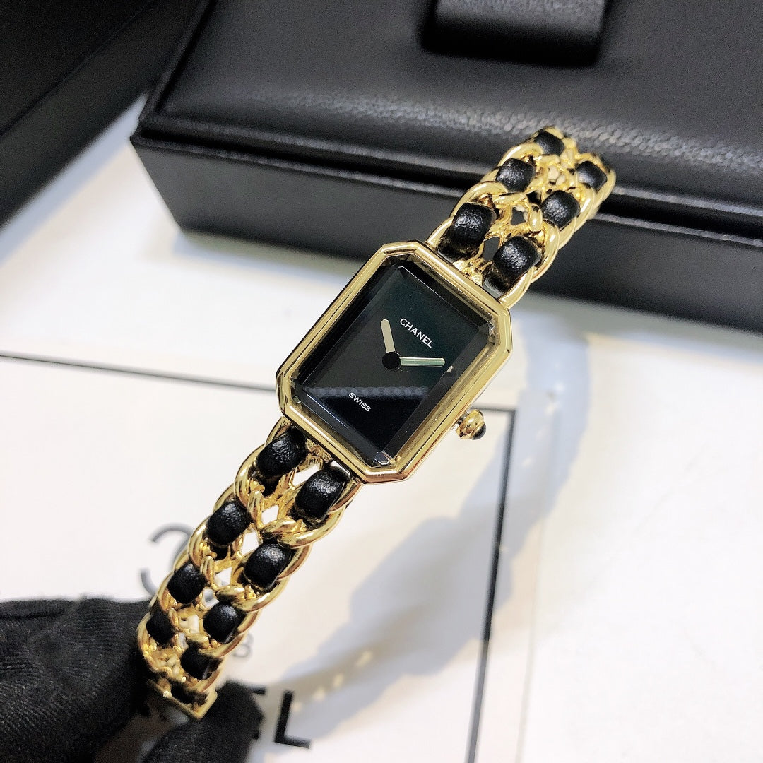 Chanel Première Édition Originale Leather Chain Bracelet